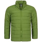 MONT EMILIAN Tignes Herren Jacke mit gestepptem Obermaterial und leichter, wärmender Wattierung, gefütterter Stehkragen, in den Größen S bis XXXL (as3, alpha, l, regular, regular, Grün)