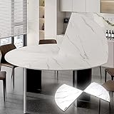 Generisch Runder Klapptisch – 130 cm Durchmesser, tragbarer ESS- und Kartentischverlängerer aus Holz für Partys, Veranstaltungen, temporäre Bankette, platzsparende Lösung