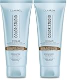 Clairol Professional Color Studio Haarmaske Chocolate für Brauntöne (200 ml) – feuchtigkeitsspendende Glossing-Haarkur mit braunen Farbpigmenten – für geschmeidiges Haar und brillantes Braun