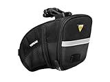 Topeak Satteltasche Aero Wedge Pack Large mit Quick Click und Riemen, schwarz, 21 x 12.5 x 14 cm, 1.9 Liter, TC2253B