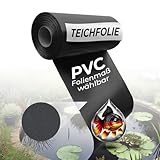 Black Forest Pond Shop Teichfolie 8 x 1 m, PVC 0,50 mm für DIY Teich, Schwimmteich, Gartenteich, Badeteich auch Ideal für Ihr Hochbeet im Garten - Teichfolie 1 x 8 m