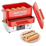 HOT DOG WORLD - Großer Hot Dog Maker mit...