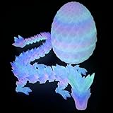 YEWCEP Drachenei, 3D Drache3d Drache, Drachenei mit Drache, 3D Gedruckter Überraschungsdrache Im Ei, Beweglicher Drache, Drachen Spielzeug, Erwachsene Kinder Geschenke