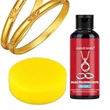 Silberpolitur | 50ml Metall Kratzentferner Mit - Langhaftende Schmuckpaste Zur Kratzentfernung Und Pflege Für Ketten Ringe Jade - Metallpflege Gegen Kratzer