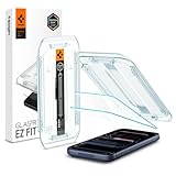 Spigen Glas.tR EZ Fit Schutzfolie kompatibel mit iPhone 17 Pro, iPhone 17, iPhone 16 Pro, 2 Stück, Kratzfest, inklusive Installationskit, Kristallklar, 9H Härte Folie
