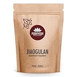 Jiaogulan 125g getrocknet - Gynostemma pentaphyllum - Frische Ernte - Top Qualität - handgelesen - Abgefüllt und kontrolliert in Deutschland - Puraveda