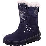 Superfit FLAVIA warm gefütterte Gore-Tex Schneestiefel, blau 8000, 32 EU