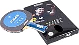 BUTTERFLY Tischtennisschläger Force | Profi-Tischtennisschläger für Fortgeschrittene- und Wettkampfspieler | ITTF zugelassene Beläge schwarz/rot | extrem griffige Oberfläche, Weiß