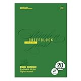 Staufen Style Briefblock - DIN A4, 100 Blatt Briefpapier, Lineatur 20, 70 g/m², blanko, Staufenpost