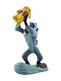 Bullyland 12256 - Spielfigur Affe Rafiki mit Simba aus Walt Disney Der König der Löwen, ca. 9,8 cm, detailgetreu, ideal als kleines Geschenk für Kinder ab 3 Jahren