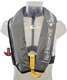 Lalizas Automatik-Rettungsweste Sigma 170N ab 40 kg, Erwachsene, grau, aufblasbare Schwimmweste 150N