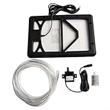 Solarpumpe, 9V6W montiert Solarpanel Tauchpumpe, Solar Teich Oxygenator, für Teich Aquarium Brunnen Garten Outdoor U