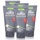 Kamill Handcreme MEN 5er Set (5x75ml) - pflegt und schützt mit Bio Kamille und Bisabolol für trockene und beanspruchte Männerhände