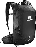 Salomon Trailblazer 20 Trekkingrucksack Unisex, Vielseitigkeit, einfache Handhabung, Komfort und Leichtigkeit, Schwarz, Black