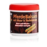 CristinenMoor Pferdebalsam (Pferdesalbe) mit Moor und Teufelskralle - wärmend, Pferdesalbe für Mensch, 200ml