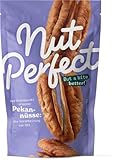 Nut Perfect | Pekannüsse | naturbelassen| mild-süß-herber Geschmack | kürzere Transportwege durch Anbau und Verarbeitung vor Ort | CO2-Einsparung durch kürzere Transportwege | 90g