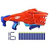 NERF Wild Lionfury Easy Play Dart Blaster, 16 Nerf Elite Darts, Nerf Blaster Lion Toys for 6 Year Old Boys & Girls & Up, Outdoor Toys