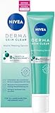 NIVEA Derma Skin Clear Nacht Peeling Serum (40 ml), Anti Pickel Serum für ein sichtbar verbessertes Hautbild, reinigendes und hautbildverfeinerndes BHA & AHA Peeling mit Niacinamid