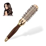 Rund Haar Bürste, Keramikbürste, Rundbürste Profi zum Stylen, Rundbürste zum Föhnen Langes Haar, Für glänzende und frizzfreie, Verbesserung der Haartextur, Locken und Glätten