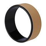 Relaxdays Yogarad, Ø 32 cm, Kunststoff, Kork, rutschfest,...