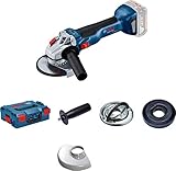 Bosch Professional 18V System Akku Winkelschleifer GWS 18V-10 (Scheibendurchmesser 125mm, ohne Akkus und Ladegerät, in L-BOXX 136)