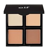 e.l.f. Contour Palette, Modellieren, Formen, Definieren & Beleuchten, Aufhellend mit einem Satin-Finish, Light/Medium
