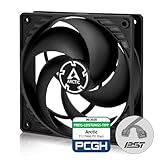 ARCTIC P12 PWM PST - PC Lüfter, 120 mm PWM PST Gehäuselüfter optimiert für statischen Druck, Case Fan mit PST-Anschluss, 200-1800 RPM (0 RPM