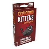 Exploding Kittens , Exploding Kittens 2-Spieler-Edition , Grundspiel , Partyspiel , Kartenspiel , 2 Spieler , Ab 7+ Jahren , 10+ Minuten , Deutsch