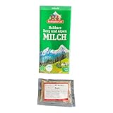 12x 1l = 12l Berchtesgadener Land haltbare Berg und Alpen Milch und 50g Wendlers Kräutersalz