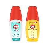 Autan Multi Insect Pumpspray, Multi-Insektenschutz vor Mücken, Stechfliegen und Zecken,100 ml + Autan Kids Pumpspray, Insektenschutzspray für effektiven Schutz gegen Mücken und Zecken, 100 ml