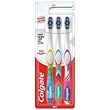 Colgate Zahnbürste 360 Design Edition, weich, 3 Stück - Zahnbürste zur gründlichen Reinigung mit tollem Design