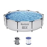 Bestway Steel Pro MAX Frame Pool-Set mit Filterpumpe Ø 305...