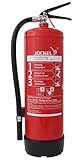 Jockel Feuerlöscher S6LJM 6615000 Bio34 plus Standard-Dauerdruck-Feuerlöscher, 6 l Schaum