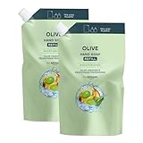 by Amazon Olive Handseife Nachfüllpack, 2 x 1000 ml