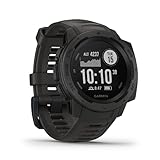 Garmin Instinct - wasserdichte GPS-Smartwatch mit Sport-/Fitnessfunktionen. Herzfrequenzmessung, Fitness Tracker und Smartphone Benachrichtigungen. Viele Modelle zur Auswahl (Generalüberholt)