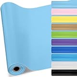 Hahafelt Pinnwand aus Stoff, Rolle, Klassenzimmer, Vliesstoff, Hintergrunddekoration, wasserdicht, knitterfrei, für Schulanfang, Wanddekoration, Bastelarbeiten, Blaugrün, 40,6 x 12,4 m