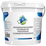 SOLUP Magnesiumchlorid 4 Kg I Magnesium Flakes I Magnesiumflocken I 100% Naturbelassene Magnesiumchlorid Flocken I Ideales Badesalz Gegen Magnesiummangel