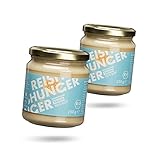 REISHUNGER BIO Tahini, 500g (2x250g) - Vegan & Glutenfrei - Cremige Sesampaste aus 100% Sesamsamen - Ideal für Hummus, Marinaden & Dips