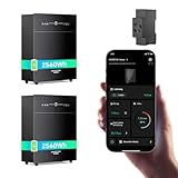 Marstek Venus C Balkonkraftwerk mit Speicher: AC Gekoppeltes Energiespeichersystem mit Zähler, 0% MwSt, 5.12kWh LiFePO4, 2,5kW PV-Eingangsleistung/Ausgang, Erweiterung bis zu 10,24kWh, Plug&Play