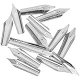 DINHEAROM 30 Stück Teiliges Set Ersatz feder Spitzen für Füllfederhalter Kalligraphie Schreibfedern Schüler Kalligrafie Übung Leicht Installierbar Robust und Kompatibel mit Schreib