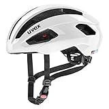 uvex rise - sicherer Performance-Helm für Damen und Herren - individuelle Größenanpassung - optimierte Belüftung - white - 52-56 cm