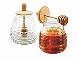 NERTHUS FIH 348 Honigglas mit Tropfer, transparent, ursprüngliche, durchsichtig