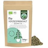 Alpi Nature Herzgespannkraut Tee BIO 100g, Echtes Herzgespann geschnitten, bio Herzegespann Tee lose