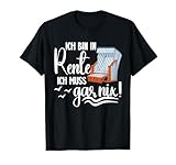 ICH BIN IN RENTE - ICH MUSS GAR NIX. Meer Nordsee Strandkorb T-Shirt