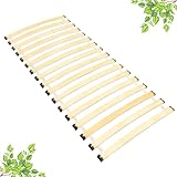 Rollrost 90x200cm - 18 Flexible Latten, Geräuscharme Konstruktion mit Dämpfungspads - Solider und Stabiler Lattenrost für Matratzen - Einfache Montage - Belastbarkeit bis 145kg