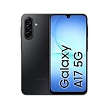 Samsung Galaxy A17 5G AI Smartphone, KI-Handy mit Android, Dünner 7,5-mm-Rahmen, 50-MP-Kamera, 128 GB Speicher, 4 GB RAM, 5.000-mAh-Akku, Black, 2,5 Jahre Herstellergarantie
