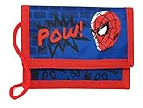 Theonoi Geschenkidee Kinder Geldbörse Geldbeutel Portemonnaie Brieftasche Brustbeutel (Spiderman)