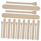 VICASKY 1 Satz Handheld Waxing Sticks Holzspatel Für Haarentfernung Vielseitige Wachs Applikatoren Für Diy Bastelarbeiten Und Professionelle Anwendungen Für Glatte Haut 100 Stück