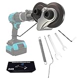 Blechschere Elektrisch, Blechschneider für Akkuschrauber, Blechknabber Aufsatz von Handbohrmaschine, Metal nibbler drill attachment zum Schneiden von Eisen, Weißblech, Stahl, Kupfer, Aluminium (M-001)