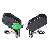 HOLIDYOYO 2 Stück Angelalarm Robuste Kreative Bissanzeiger mit Blitzlicht Hochsensible Fisch Alarmglocken für Outdoor Angelruten Langlebiges Design für Verschiedene Angelmethoden